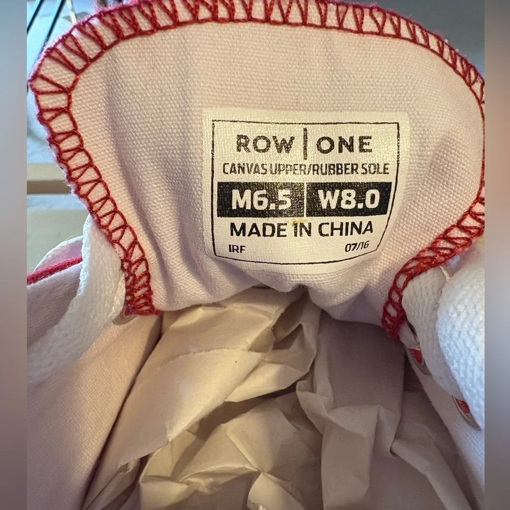 Row One MLB Los Angeles Angels Low Top Sneakers